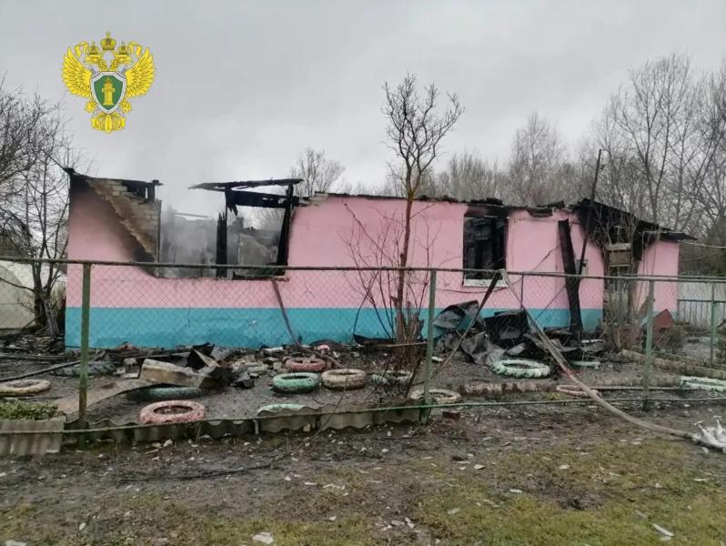 В Сапожковском округе произошёл смертельный пожар